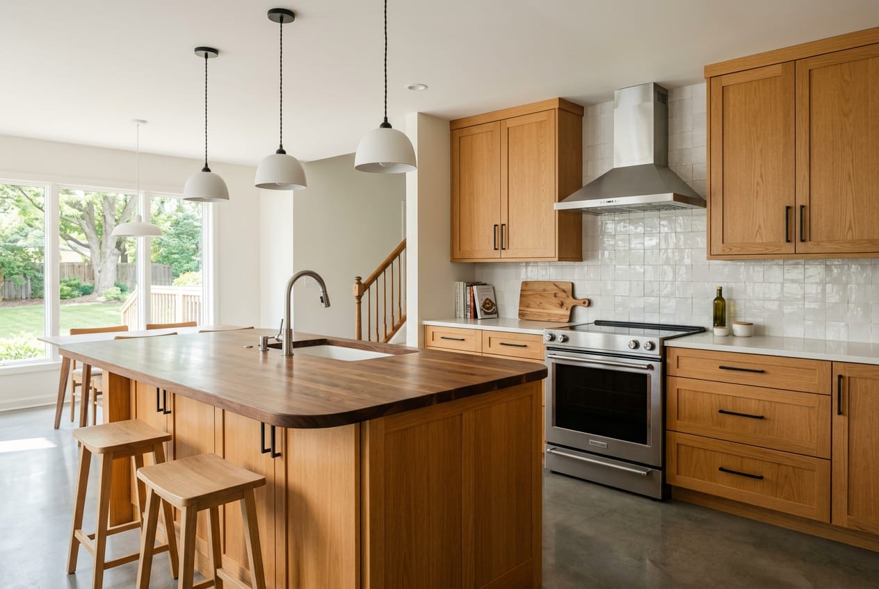 Castillo Kitchen Remodeling Corp, kitchen remodeling in Ruston, completed project 2